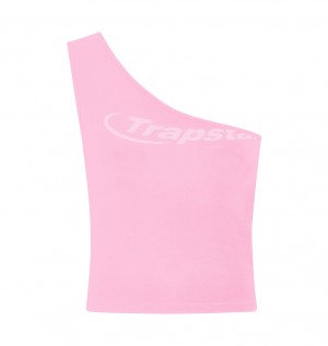 Trapstar Hyperdrive One Shoulder Topper Dame Rosa | 05137YSLU