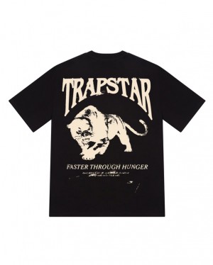 Trapstar Panthera T-skjorte Herre Svarte | 90587MKIP