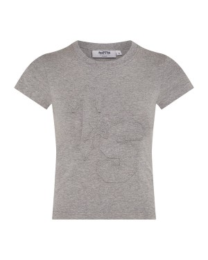 Trapstar TS-Star Applique Baby T-skjorte Herre Grå | 38594NJEW