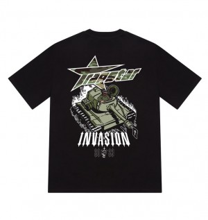 Trapstar Trap Invasion T-skjorte Herre Svarte | 56108HBVG