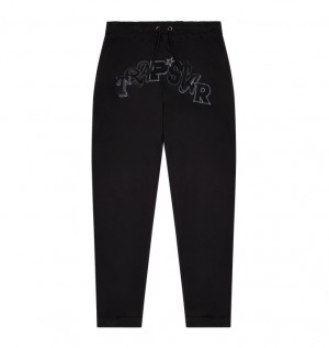 Trapstar Wildcard Chenille Jogging Bukse Herre Svarte | 81645EHCJ