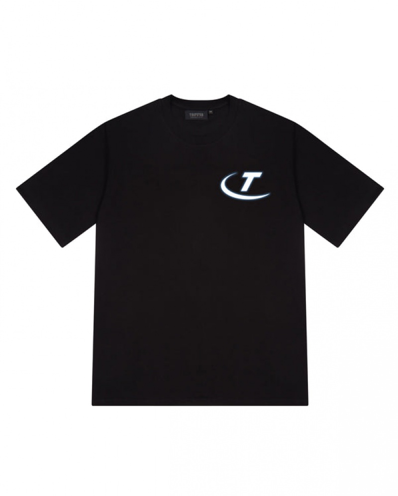 Trapstar Charge It T-skjorte Herre Svarte | 49638TRFW