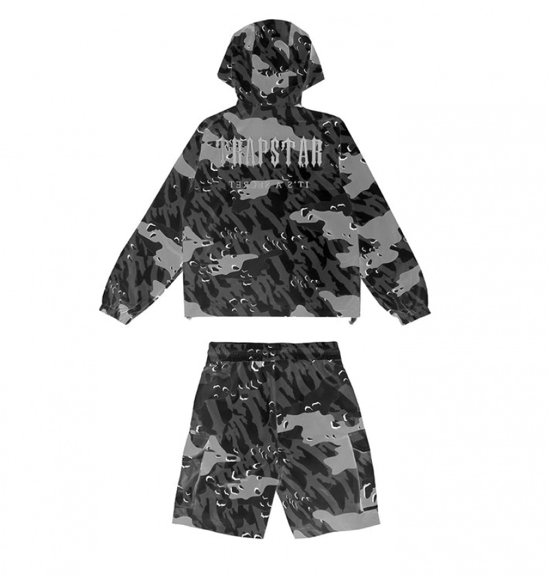 Trapstar Decoded Camo Vindjakke Herre Svarte Camouflage | 65147DWYQ