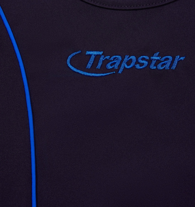 Trapstar Hyperdrive Piping Topper Dame Marineblå Blå | 10536FRMJ