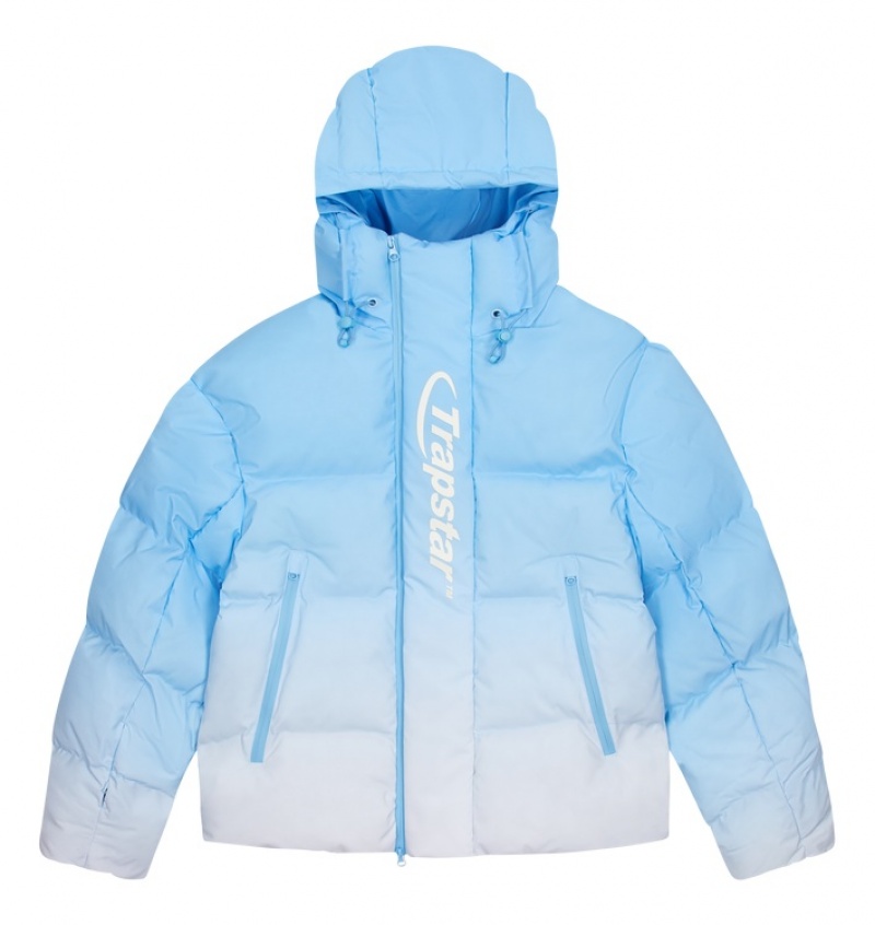 Trapstar Hyperdrive Technical Puffer Frakker Herre Blå | 24637OQMS