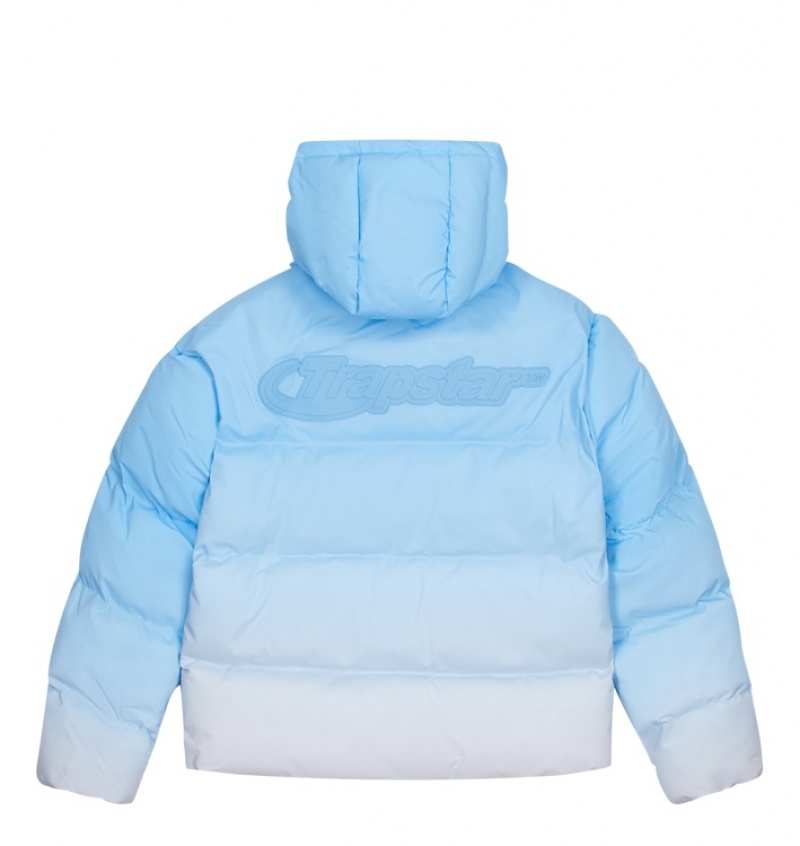 Trapstar Hyperdrive Technical Puffer Frakker Herre Blå | 24637OQMS