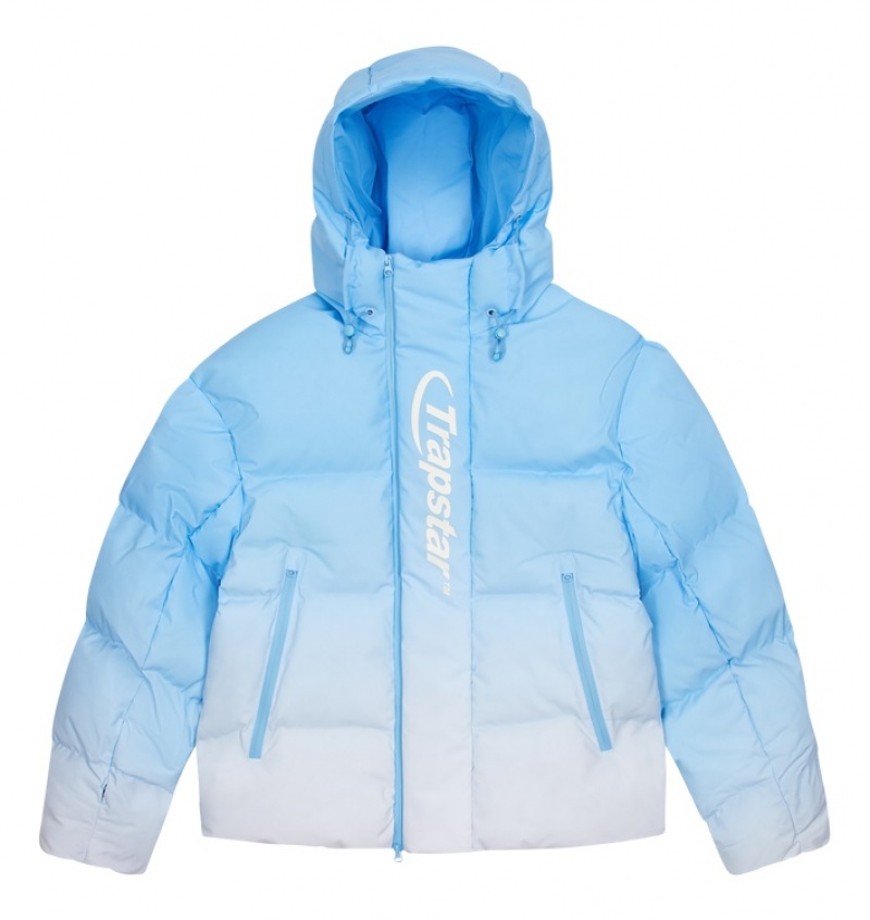 Trapstar Hyperdrive Technical Puffer Frakker Herre Blå | 24637OQMS