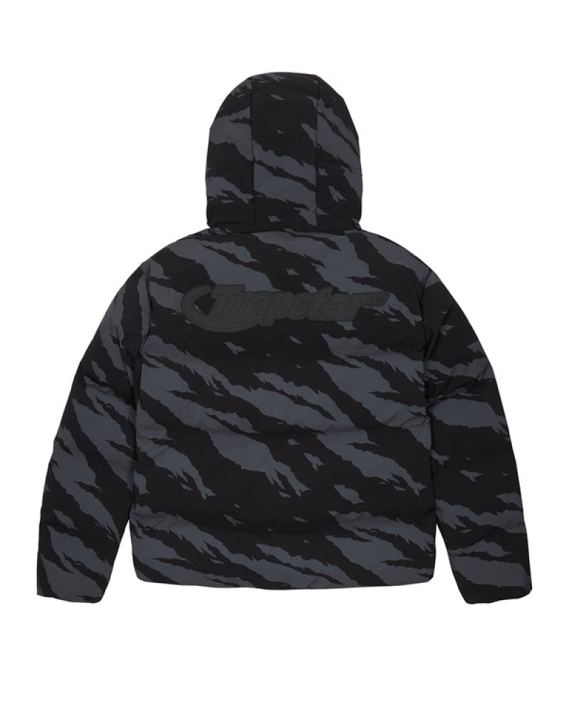 Trapstar Hyperdrive Technical Puffer Frakker Herre Grå Camouflage | 52687BZYM