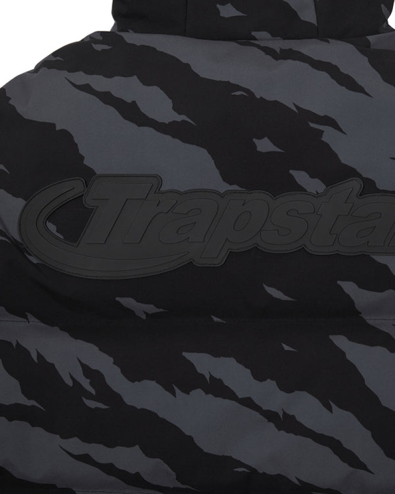 Trapstar Hyperdrive Technical Puffer Frakker Herre Grå Camouflage | 52687BZYM