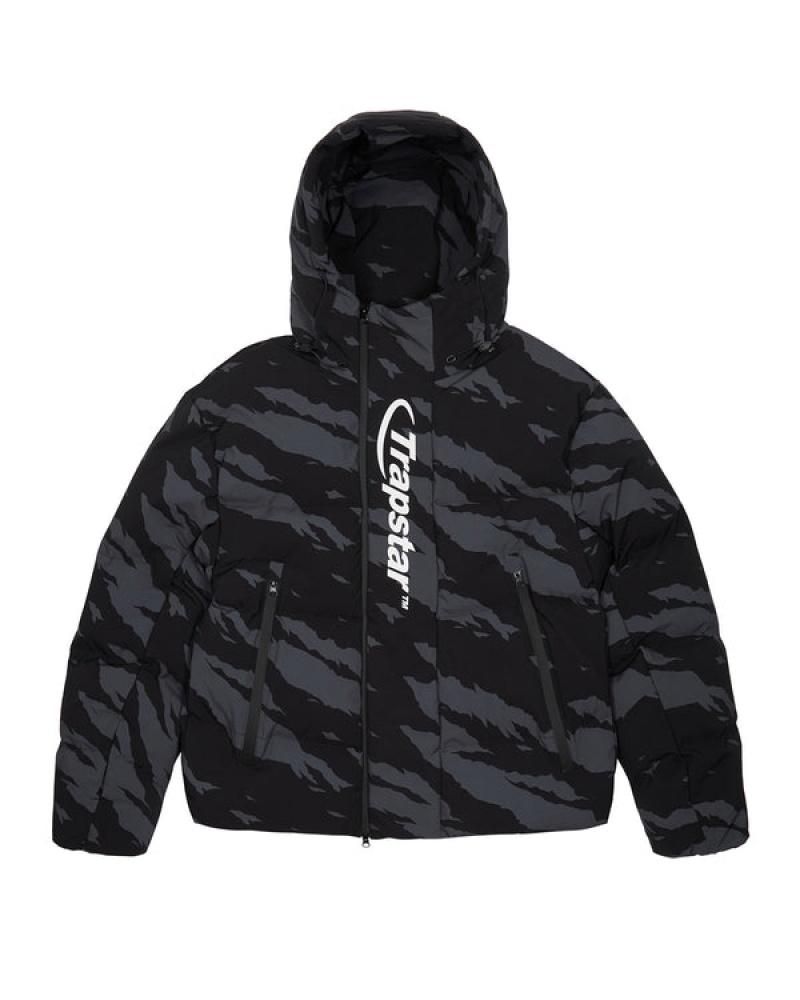 Trapstar Hyperdrive Technical Puffer Frakker Herre Grå Camouflage | 52687BZYM