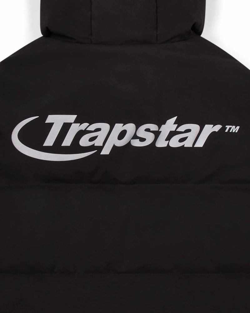 Trapstar Hyperdrive Technical Puffer Frakker Herre Svarte | 35712KVSZ