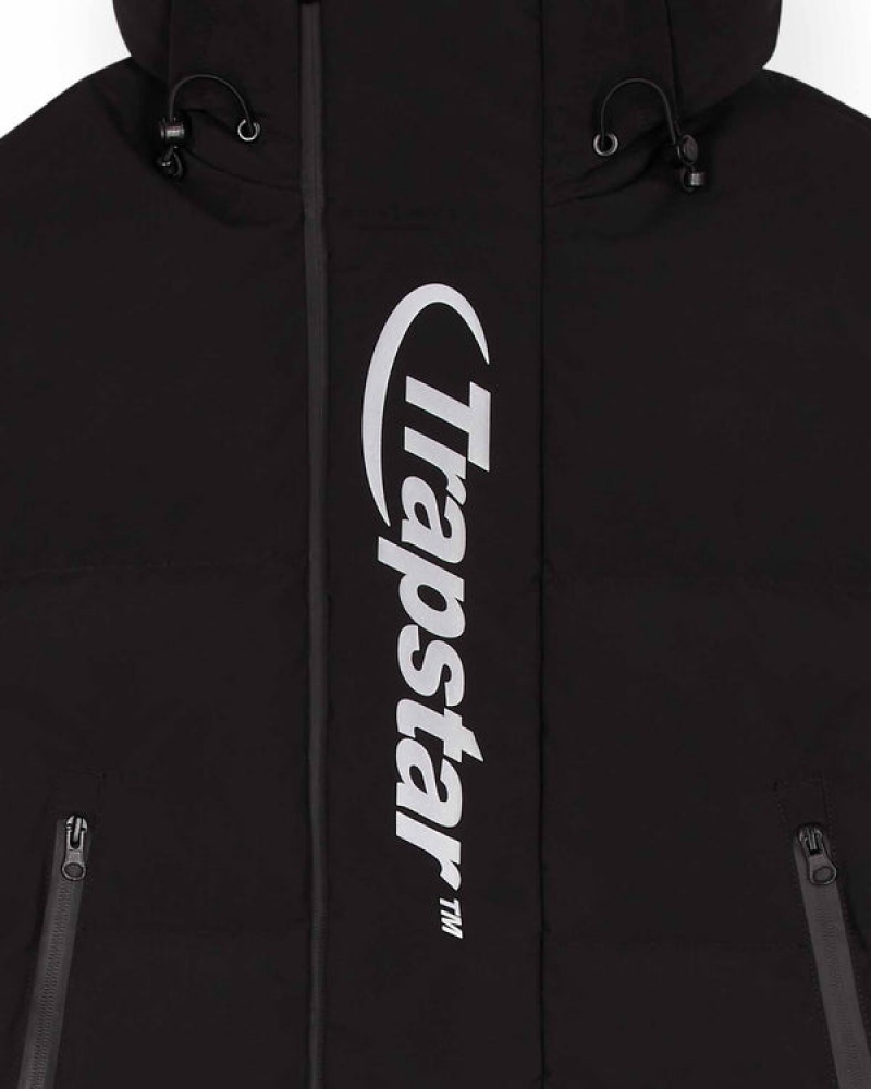 Trapstar Hyperdrive Technical Puffer Frakker Herre Svarte | 35712KVSZ