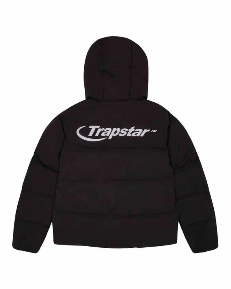 Trapstar Hyperdrive Technical Puffer Frakker Herre Svarte | 35712KVSZ