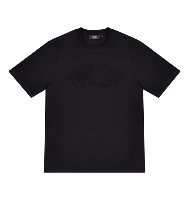 Trapstar Irongate Arch Embossed T-skjorte Herre Svarte | 53924QXTW