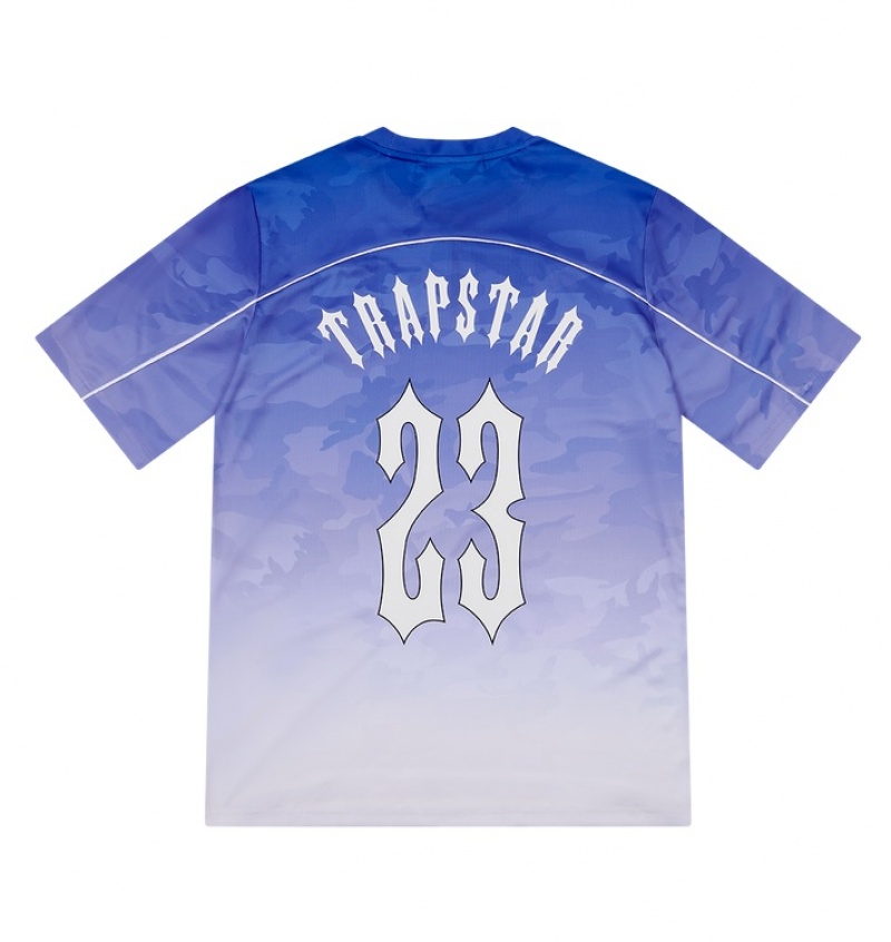 Trapstar Irongate Football T-skjorte Herre Blå | 84301SBLY