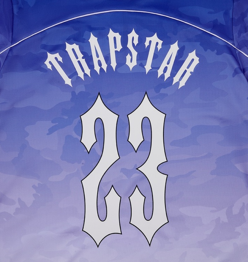 Trapstar Irongate Football T-skjorte Herre Blå | 84301SBLY