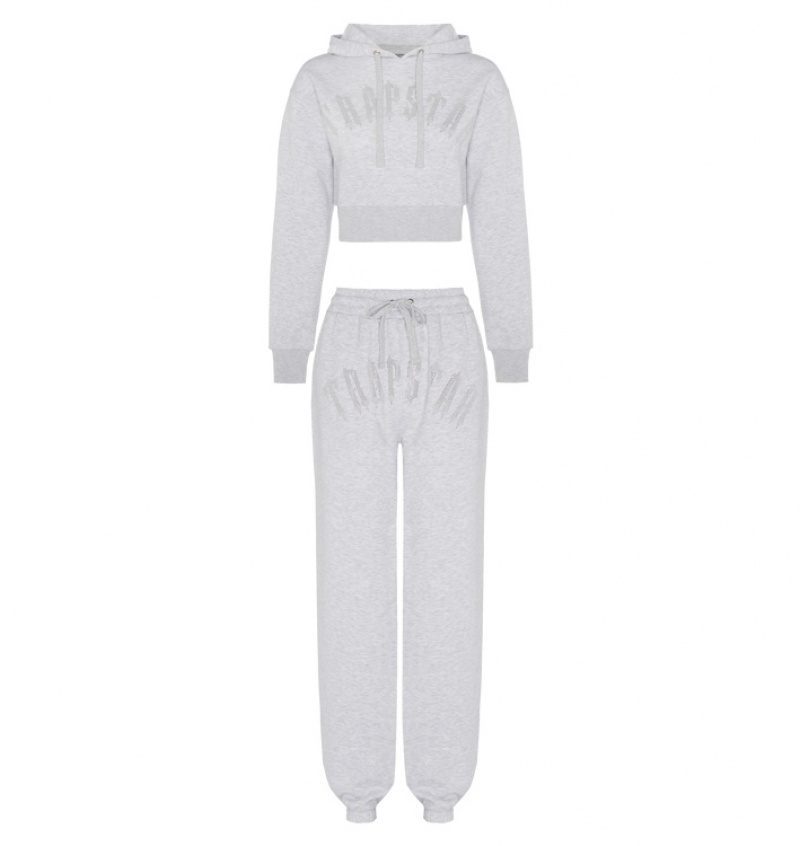 Trapstar Irongate Stud Loose Fit Jogging Bukse Dame Grå | 12486VQRP