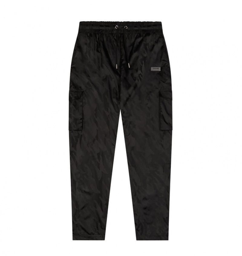 Trapstar Irongate T Jacquard Cargos Bukse Herre Svarte | 81637GEFN