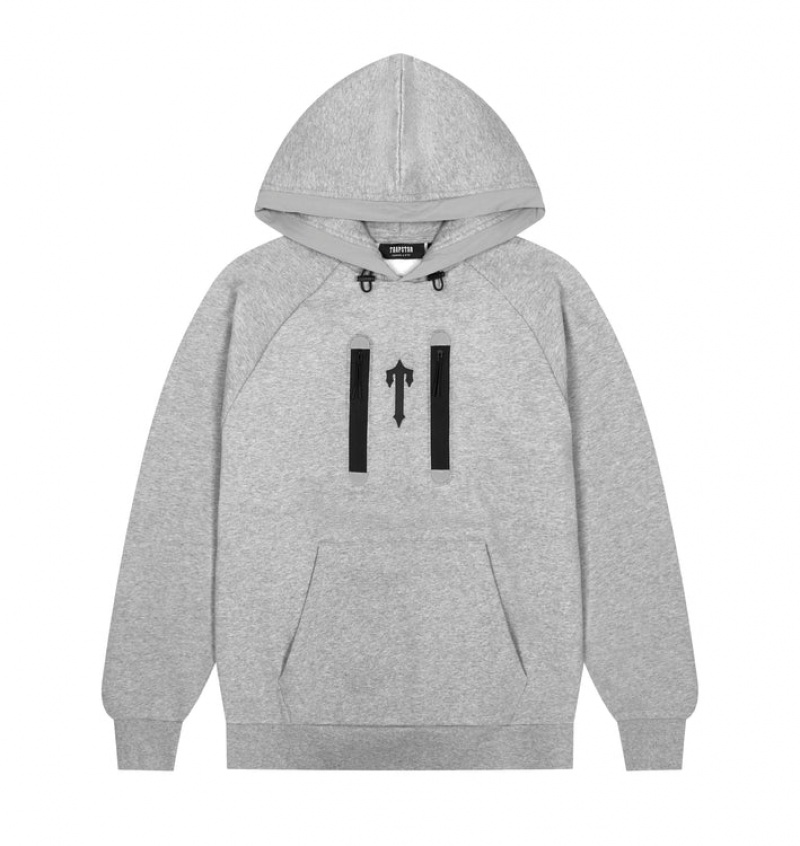 Trapstar Irongate T Trap Fleece Hettegenser Herre Grå | 20634DBEJ