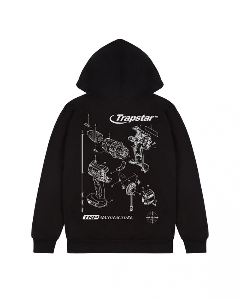 Trapstar TRP Manufacture Gensere Herre Svarte | 91652UBVN