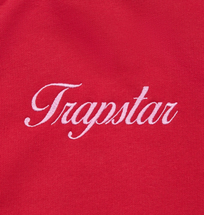 Trapstar TS-Star Zip Up Track Hettegenser Dame Rød | 18049HLEM