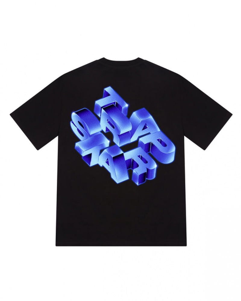 Trapstar TS Chrome T-skjorte Herre Svarte | 26578FZNW