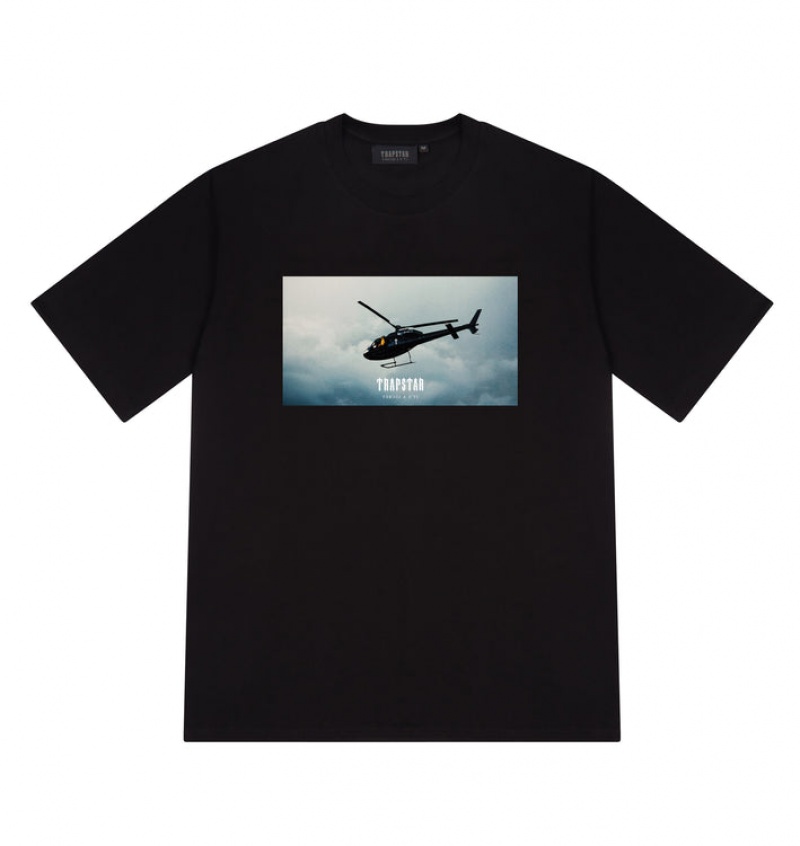 Trapstar Villains T-skjorte Herre Svarte | 83420STED