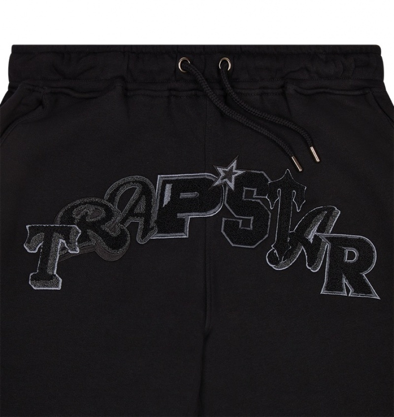 Trapstar Wildcard Chenille Jogging Bukse Herre Svarte | 81645EHCJ