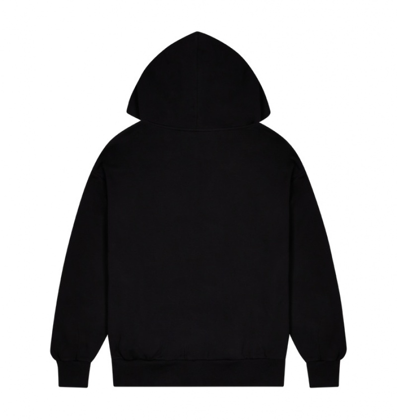 Trapstar Wildcard Chenille Zip Gensere Herre Svarte | 13289EHUW